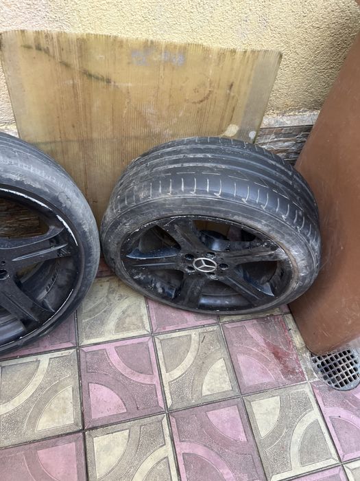 Jante mercedes pe 18+ cauciuc