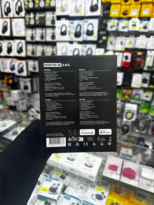 Marshall monitor 3 Global беспроводные наушники оригинал