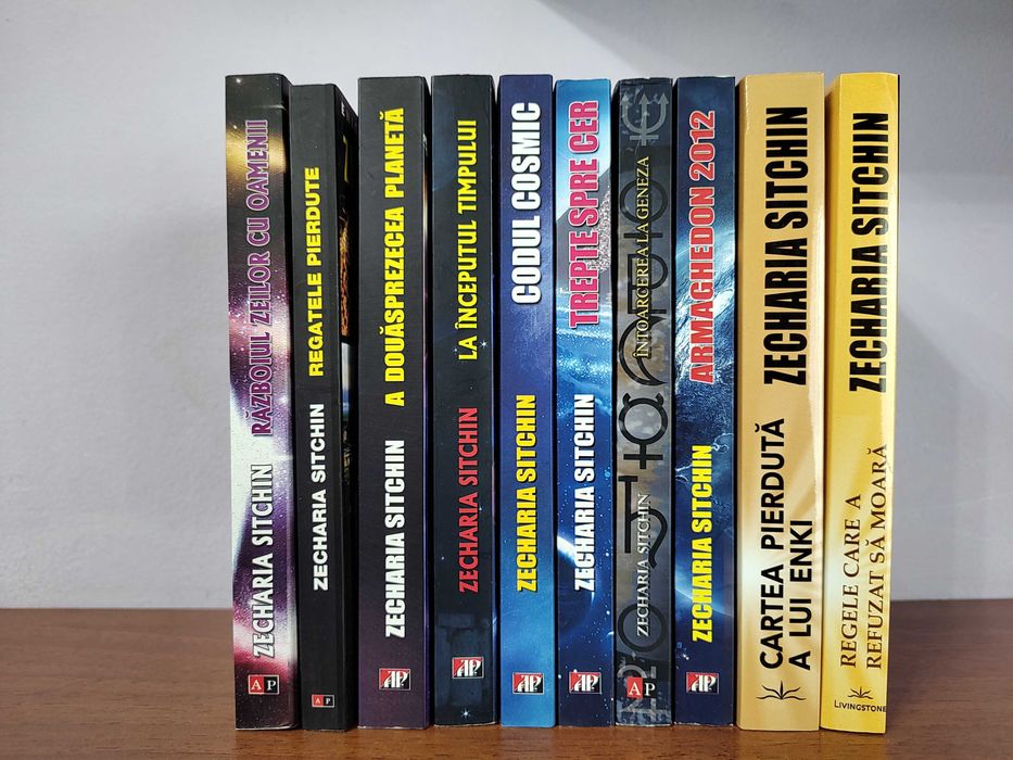 Zecharia Sitchin – ciclul Cronicile pamantului, 8 vol +2 titluri