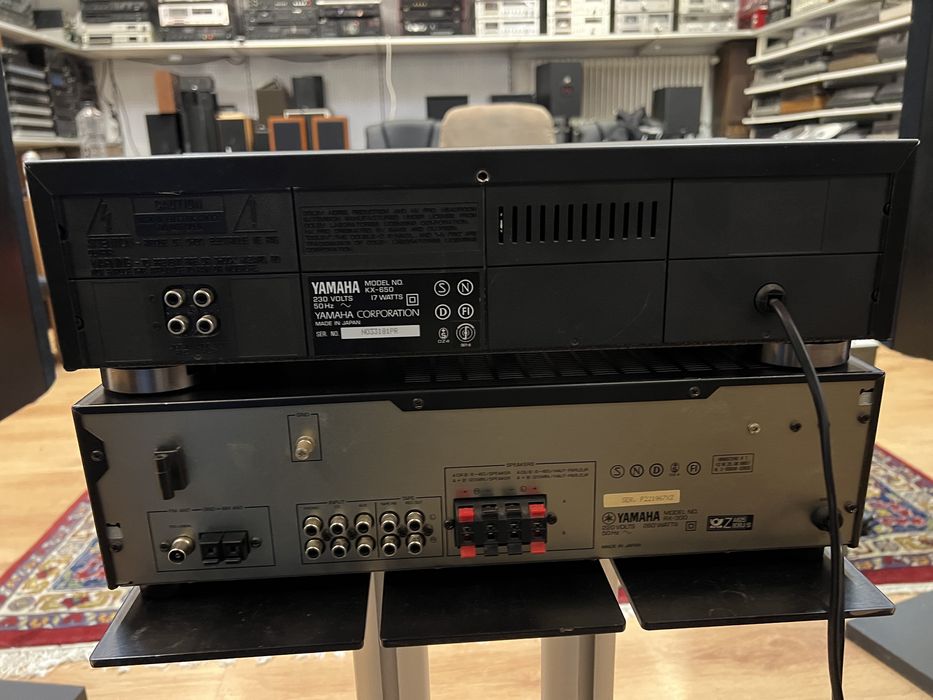 Deck Yamaha KX-650 RS 3 head si Amplificator/Receiver Yamaha RX-300
