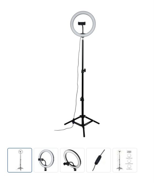 Аксесоар  10 inch  LED ring  ЛАМПА С ТРИПОД