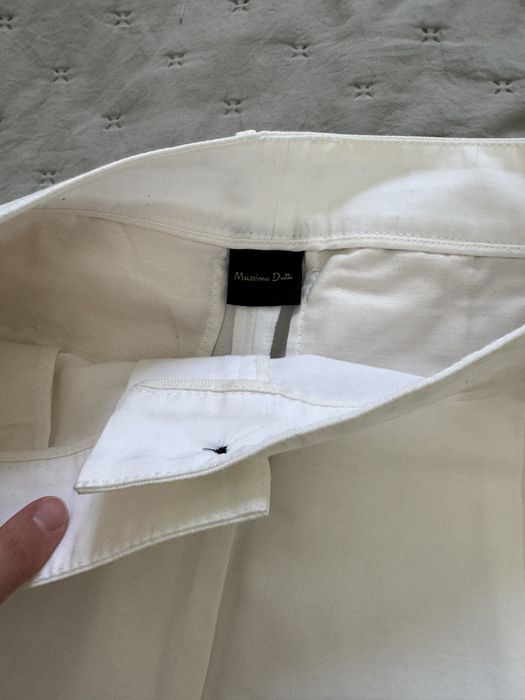 Белые брюки massimo dutti