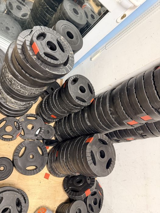 Discuri pt. Haltera Olimpice gaura 50 mm. 5 kg.2,5 kg.1,25 kg, Oferta