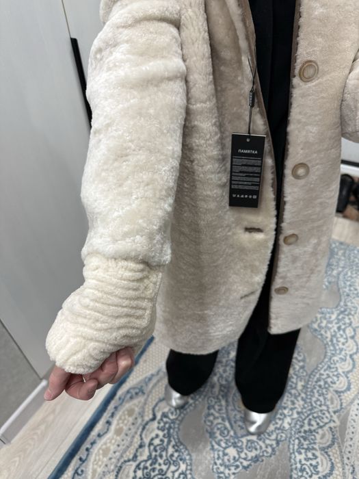 Натуральная шуба из овчины.!