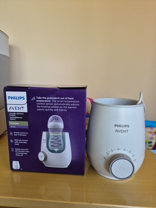 Нагревател Philips Avent за топлене на мляко и пюрета и размразяване