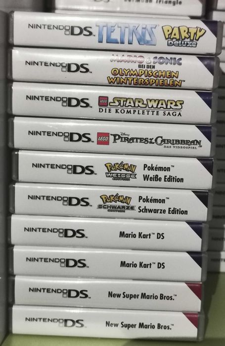 Vand/Schimb Colectie Lot 116 de jocuri (din 351) Nintendo DS ORIGINALE cu CUTIE  in valoare de 3900 euro sau SCHIMB CU DIVERSE PRODUSE sau AUTO