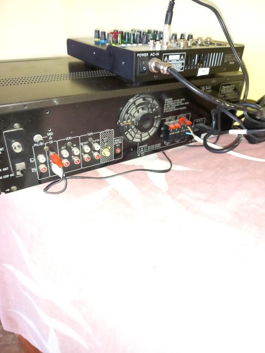 Sistem audio mixer  cu Bluetooth  nou. Și 2 boxe pe 12 inch