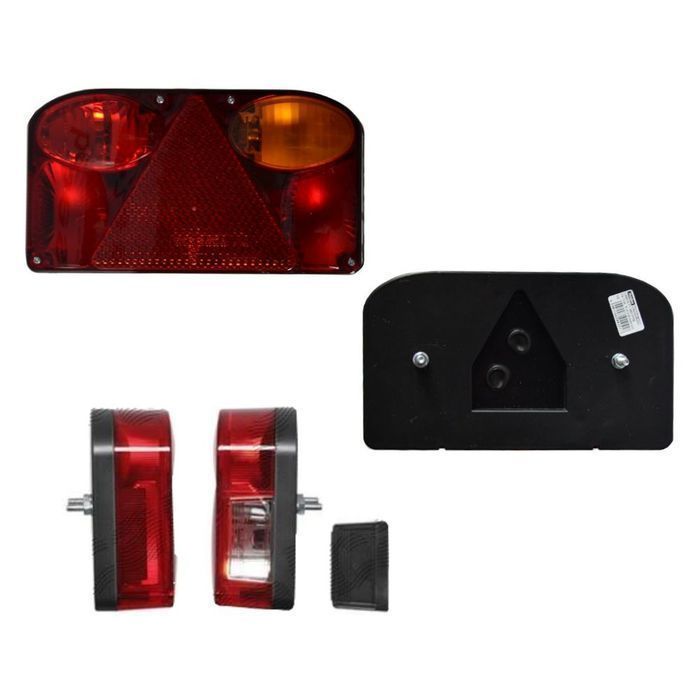 Lampa auto BestAutoVest pentru remorca universala 12/24V, 240x137x55mm cu 5 functii partea Dreapta, 1 buc.