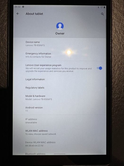 Tableta Lenovo Tab M8 Gen. 3 TB-8506F