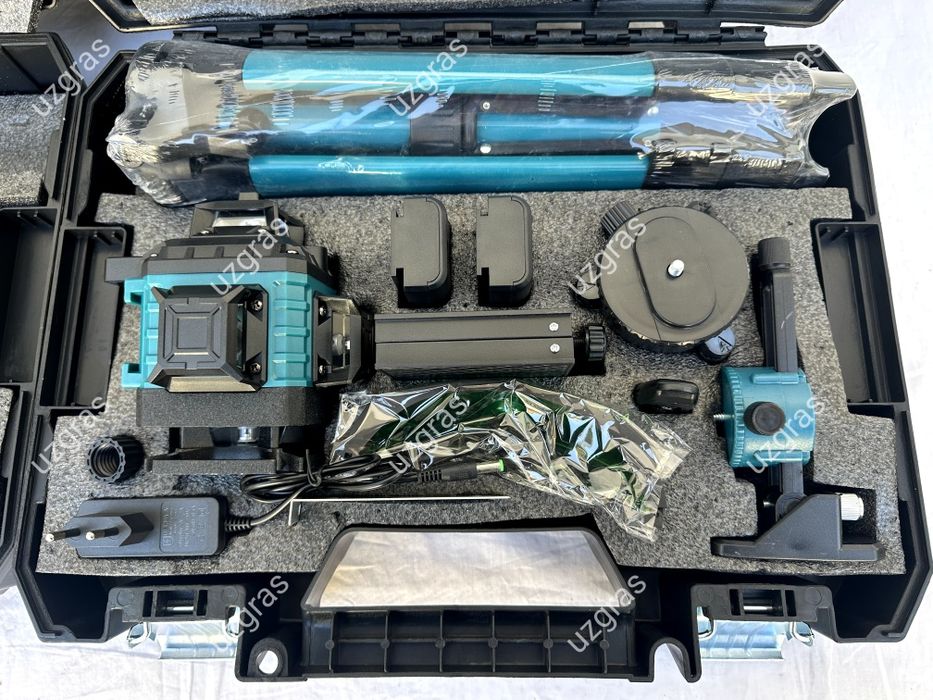 Бепул доставка лазерный уровень 4D 360⁰ оригинал Magnat новый зеленый