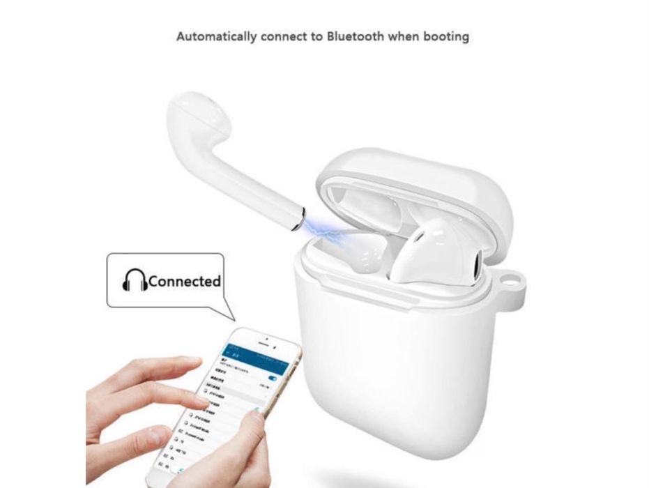 Безжични Stereo Wireless Слушалки I15 TWS Airpods Внос от Англия