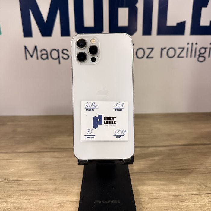 iPhone 12 Pro white NASIYA BOR