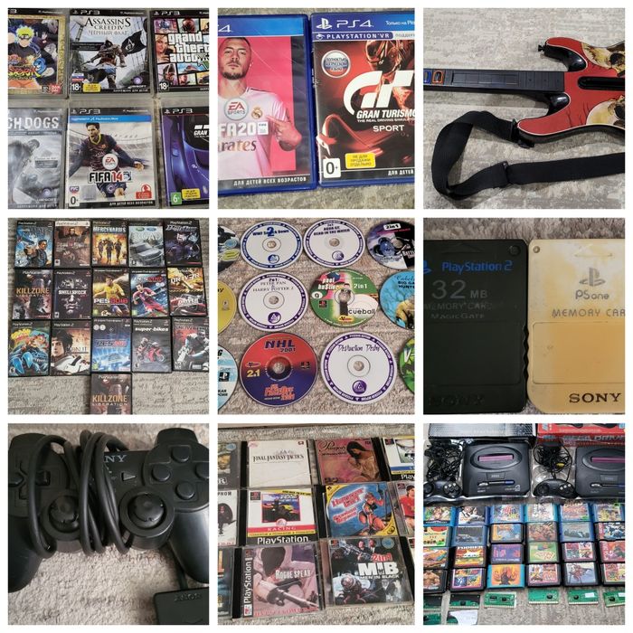 Игры для ps1,2,3,4.