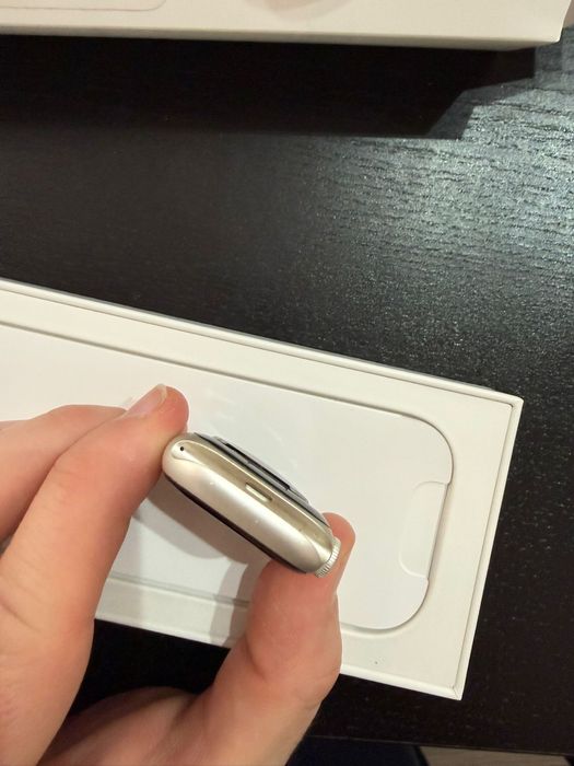 apple watch 7 41 silver impecabil