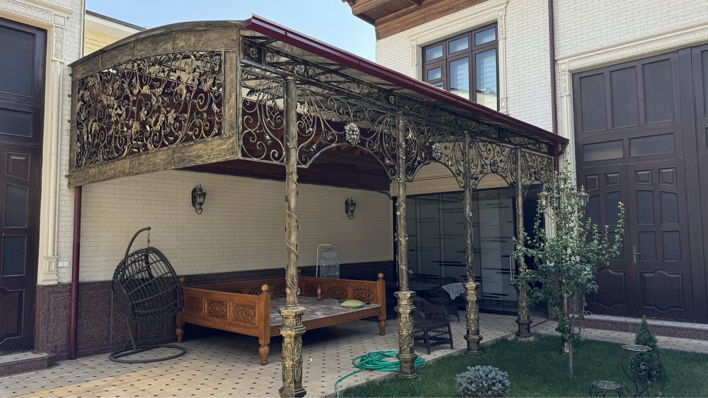 darvoza naves ворота лексан оргождения reshotka решётка перила навес