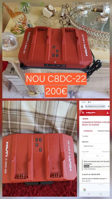 Valiza 3 Hilti tot functioneaza+ alte scule Hilti  detalii pe poze si in pv