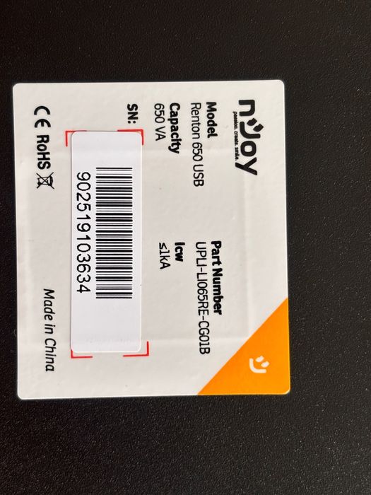 UPS njoy 650 USB