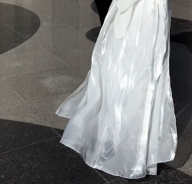 Платье абая белого цвета