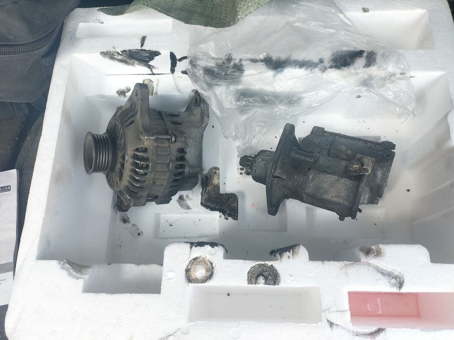 Генератор стартер Субару Легаси 1998