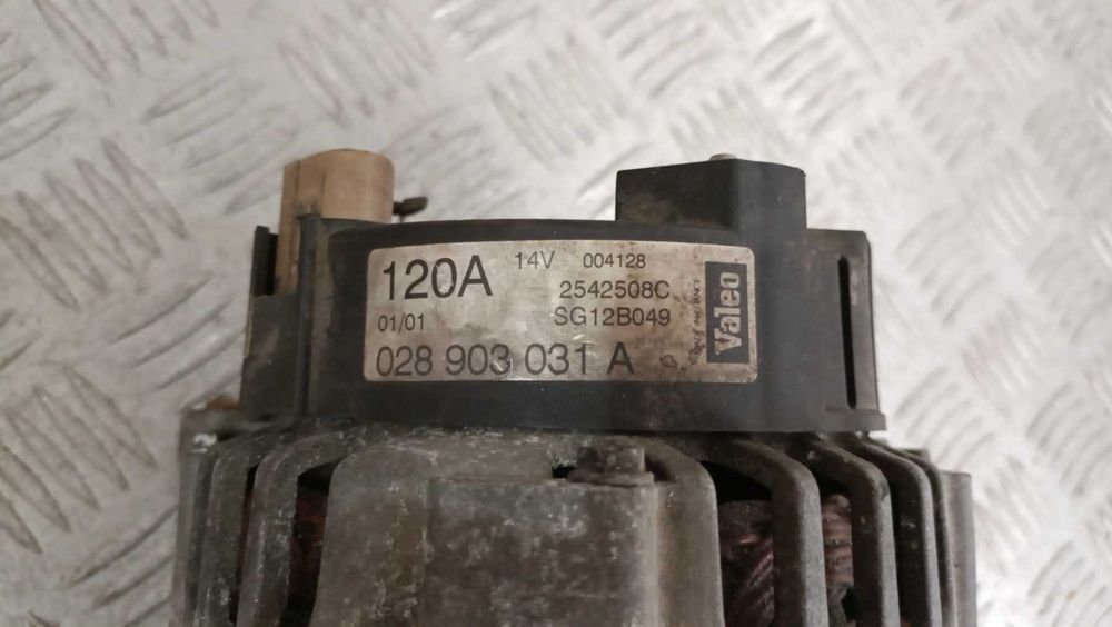 Алтернатор Skoda Superb 1.9TDI 2003г. 120A