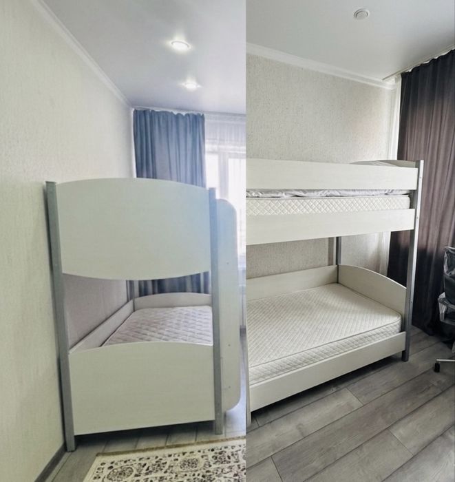 Продам двухъярусную кровать без матрасов