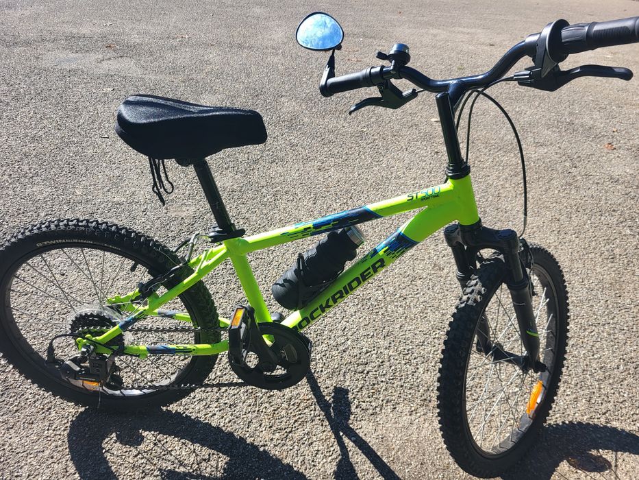 Bicicleta copii Rockrider 20” + accesorii (5–9 ani) stare foarte buna