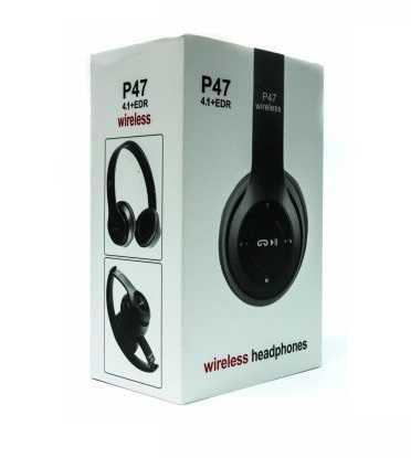 P47 Bluetooth слушалки безжични AUX, Micro SD, FM Radio