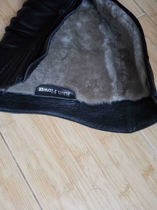 Cizme de piele toc de 6 cm NOI nepurtate