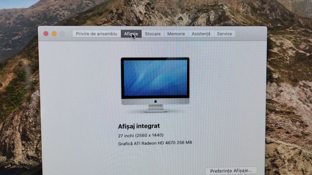 iMac 1312, 27"  Late 2009