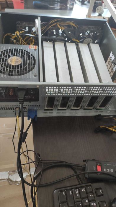 5× NVIDIA CMP 170HX HBM2e CUDA Vector Search / AI Compute Node