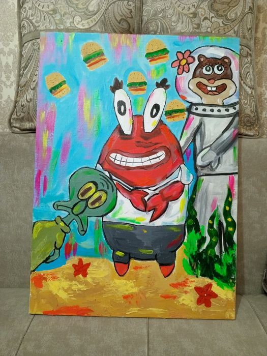 Картина город Алматы