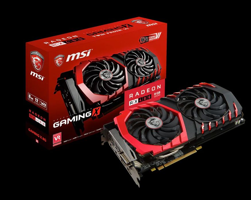 Продаю видеокарту RX480 8 gb