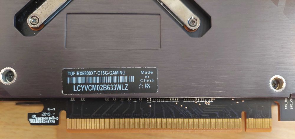 Продавам видео карта Asus TUF Gaming OC RX 6800 XT
