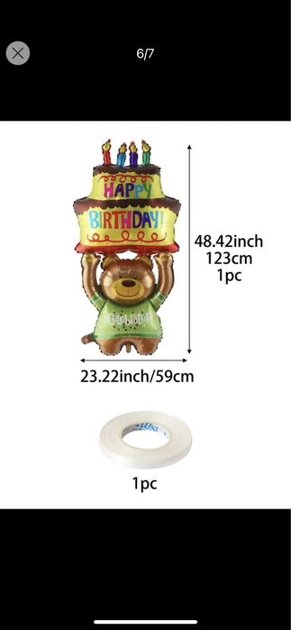 baloane festive la multi ani happy birthday pret/buc