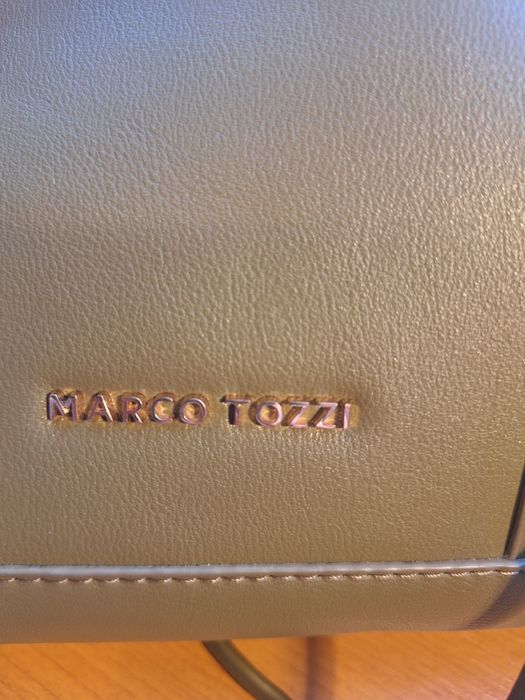 Geanta eleganta si încăpătoare Marco Tozzi kaki
