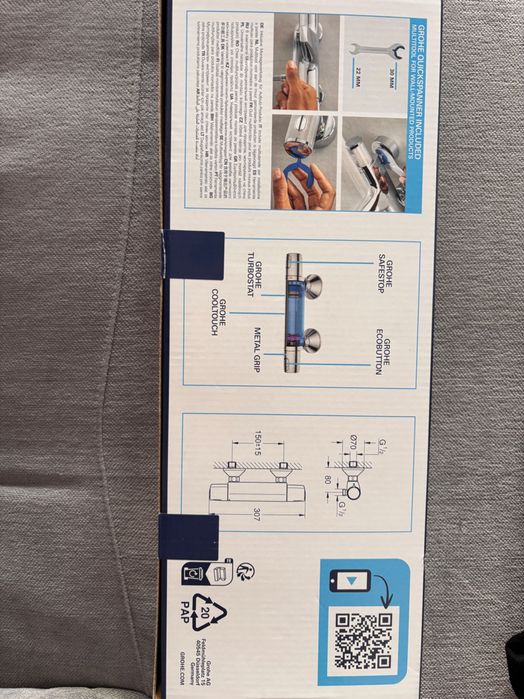 Baterie Grohe termostatata Precision trend nouă, în cutie