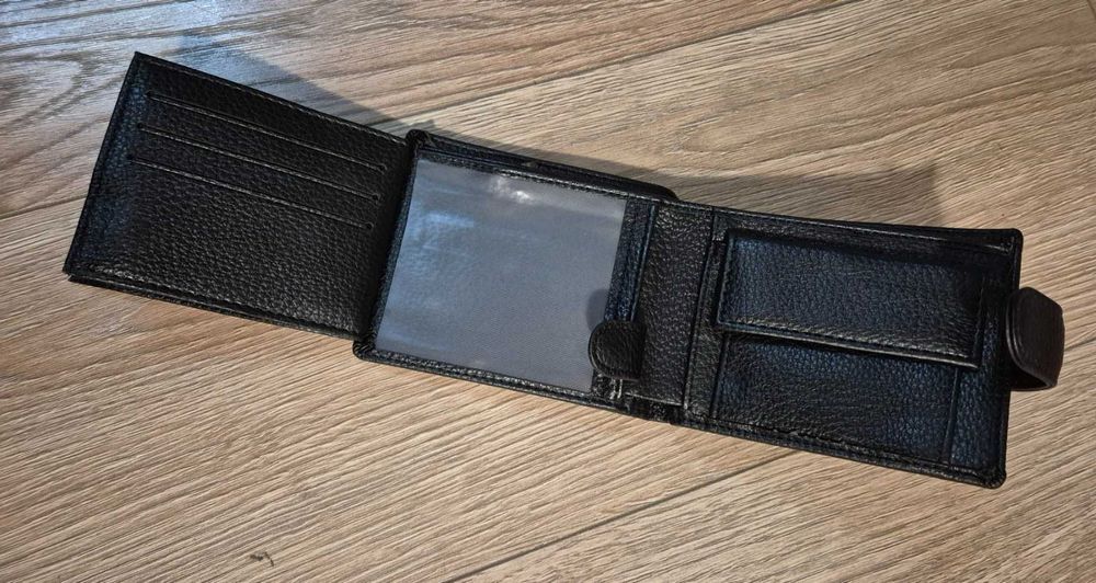 Стилен портфейл естествена кожа