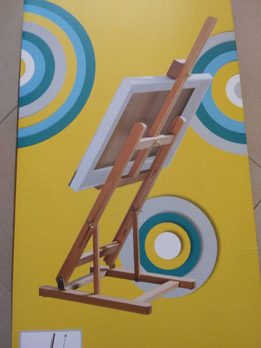 Sevalet pictura pentru masa, din lemn masiv, nou