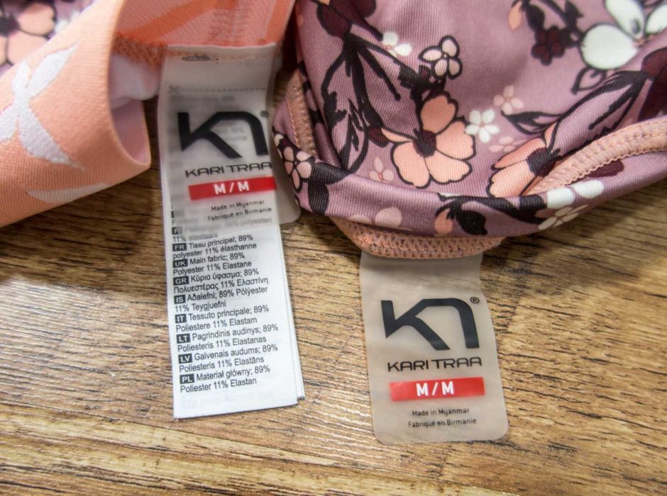 Kari Traa Флорален дамски сет екип за фитнес / тичане / йога размер М