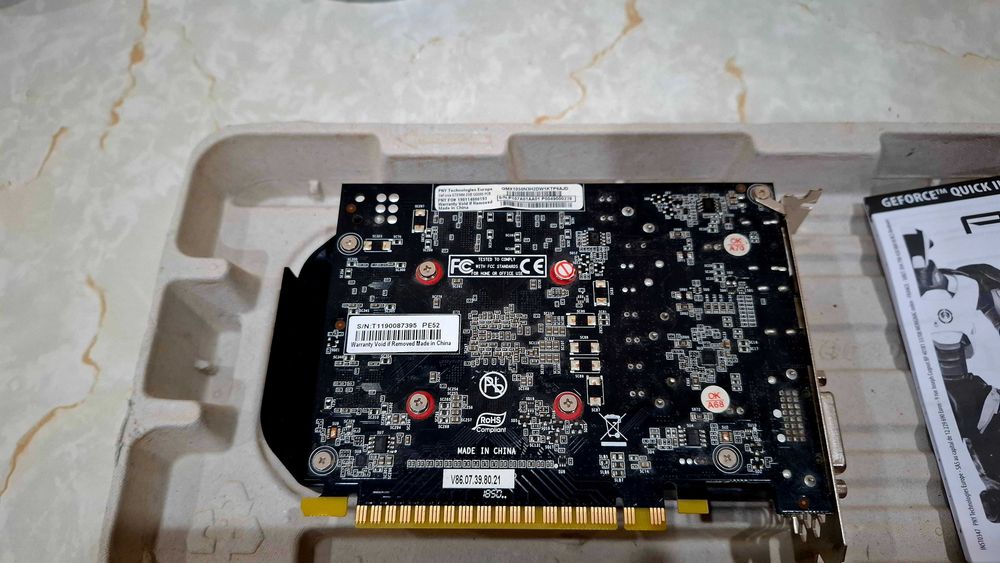 PNY GTX 1050 2gb, в идеале, комплект