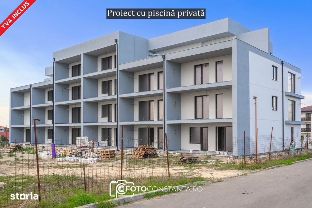 #TVA inclus: Apartament la mare · piscină bloc · încălzire pardoseală
