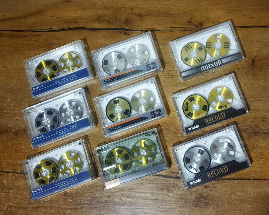 Аудиокассеты с алюминиевыми бобинками