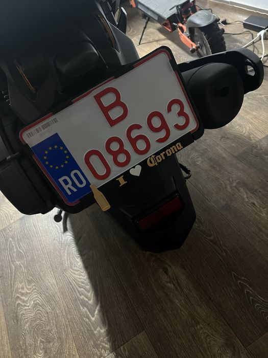 Placute inmatriculare moto custom