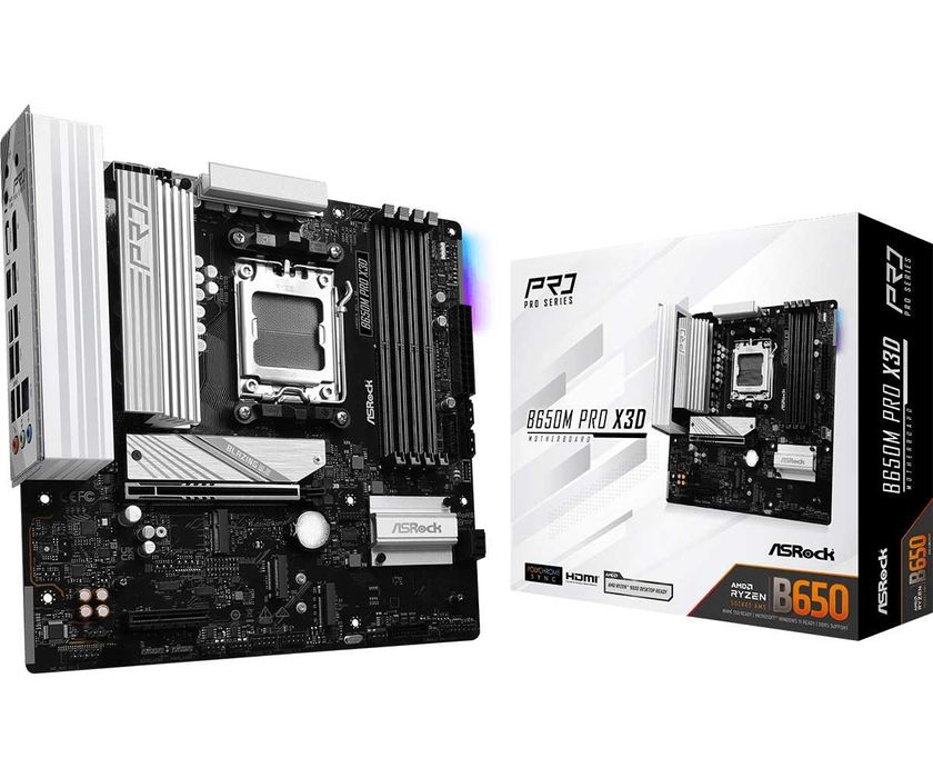 Материнская плата ASRock B650M PRO X3D
