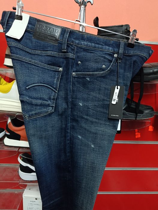 Оригинални дънки G-Star Raw Revend W34 , W36 нови мъжки скини фит