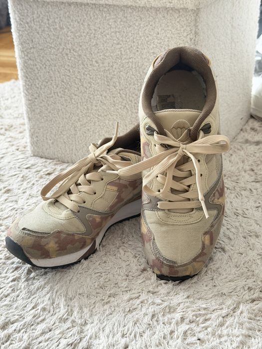 Sneakers Diadora v7000 army cammo bej maro de toamna Mojave Desert