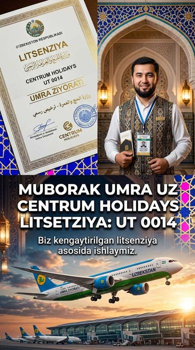 Centrum Holidays Умра Амаллари Erkaklar Учун Navoiy Muborak Umra Paket