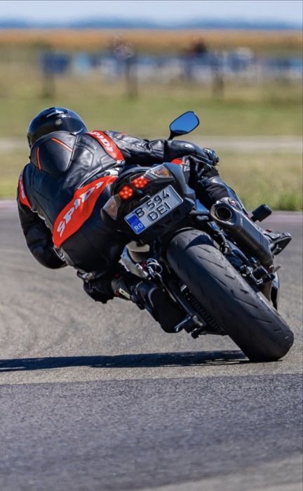 Vand Costum motocicleta Spidi Track Wind Pro L 54 + Protectie coloana/piept level 2 Alpinestars