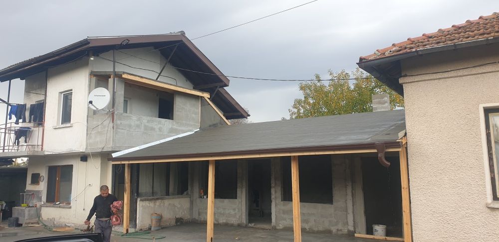 Ремонт на покриви  керемиди нови покриви хидроизолация изграждане