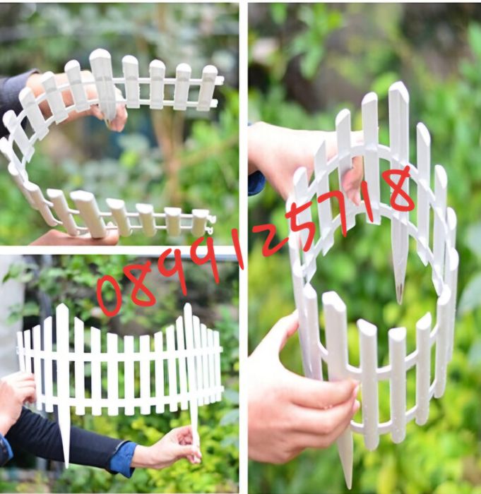 Бяла градинска ограда-240х32см./декоративна ограда
      
Бяла градин